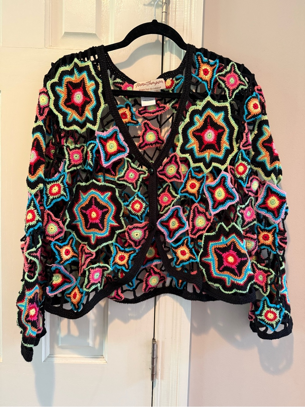 Norm Thompson Crochet Cardigan